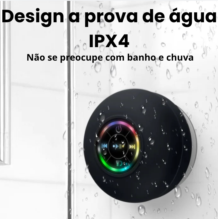 Caixa de Som a Prova d´água Bluetooth Tech