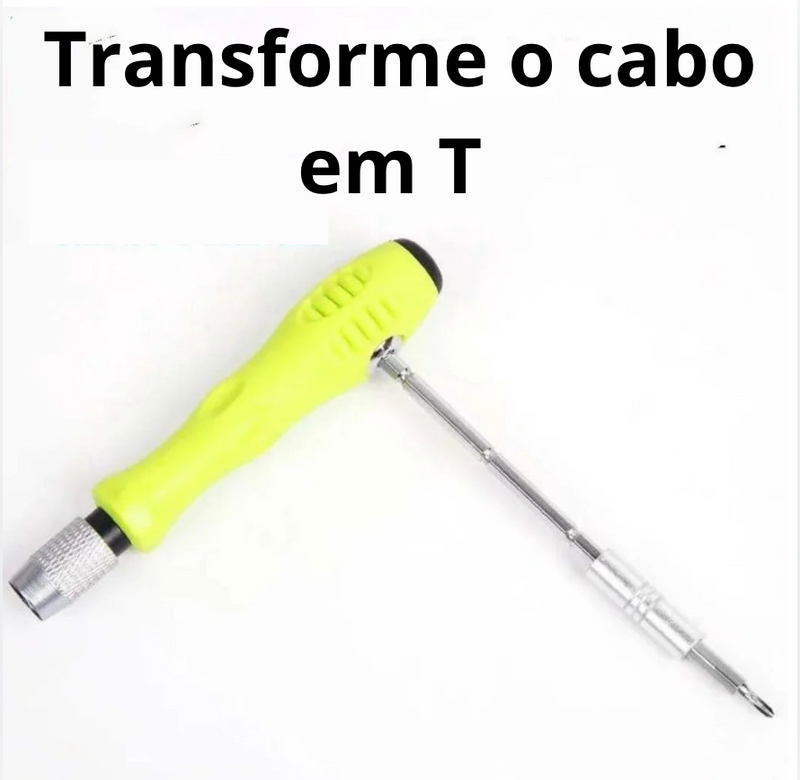 Kit Chaves de Fenda de Precisão Tech 32 Em 1