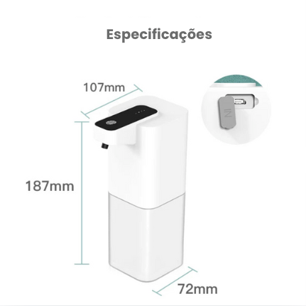 Dispenser de Sabão Tech