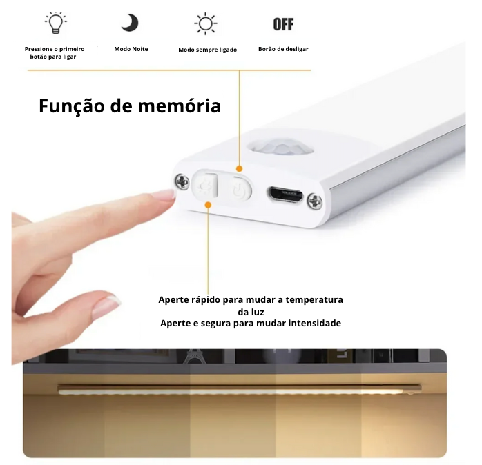 Led com Sensor de Movimento Tech Wireless