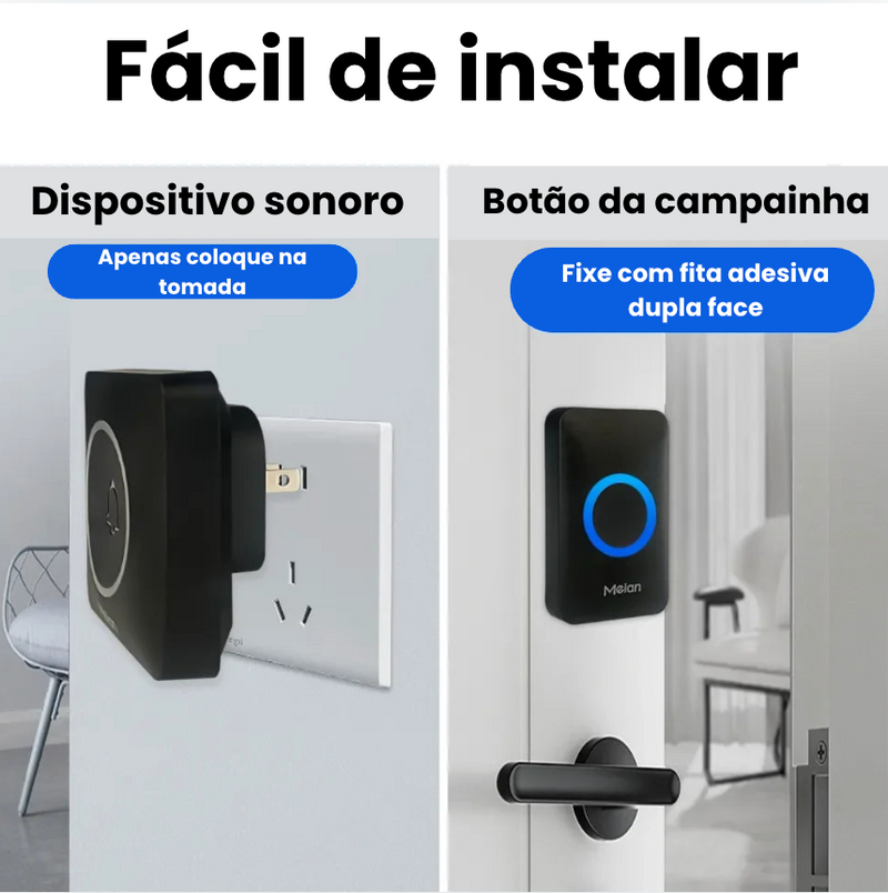 Campainha Inteligente Tech Wireless