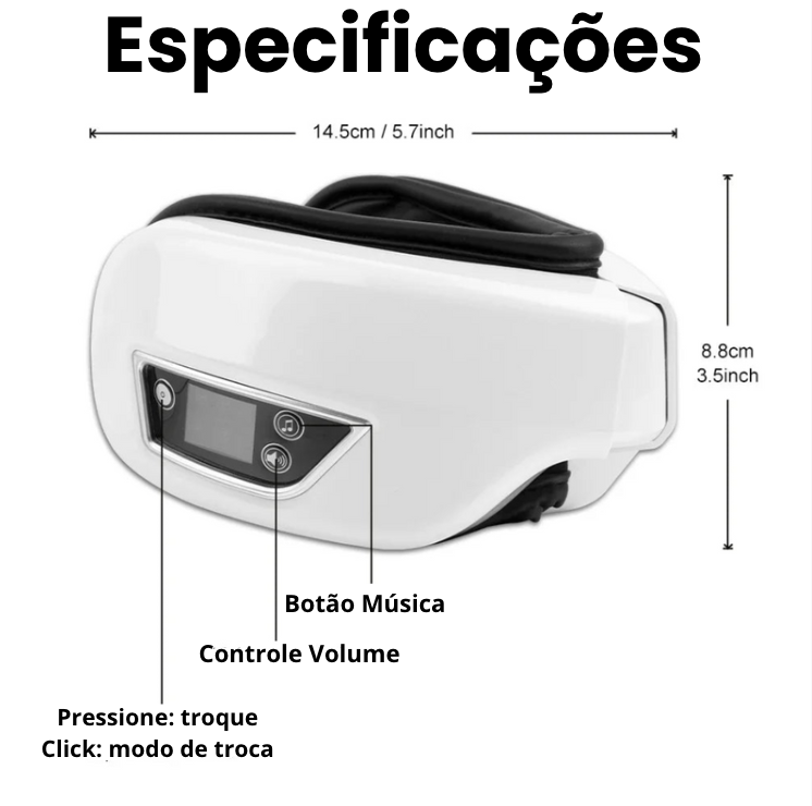 Massageador para os Olhos Tech